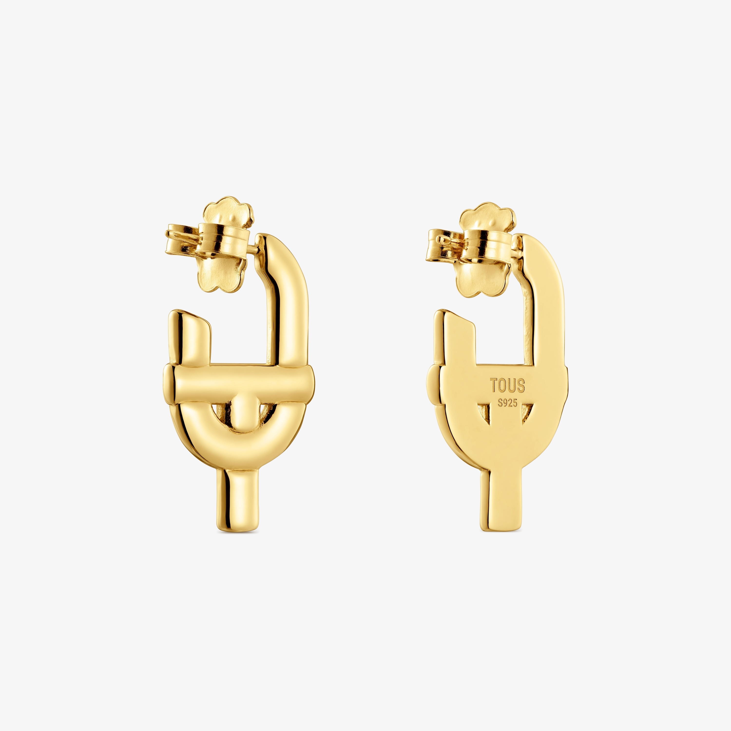 TOUS MANIFESTO Earrings with 18K gold vermeil