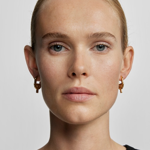 Large TOUS MANIFESTO Earrings with 18kt gold plating over silver