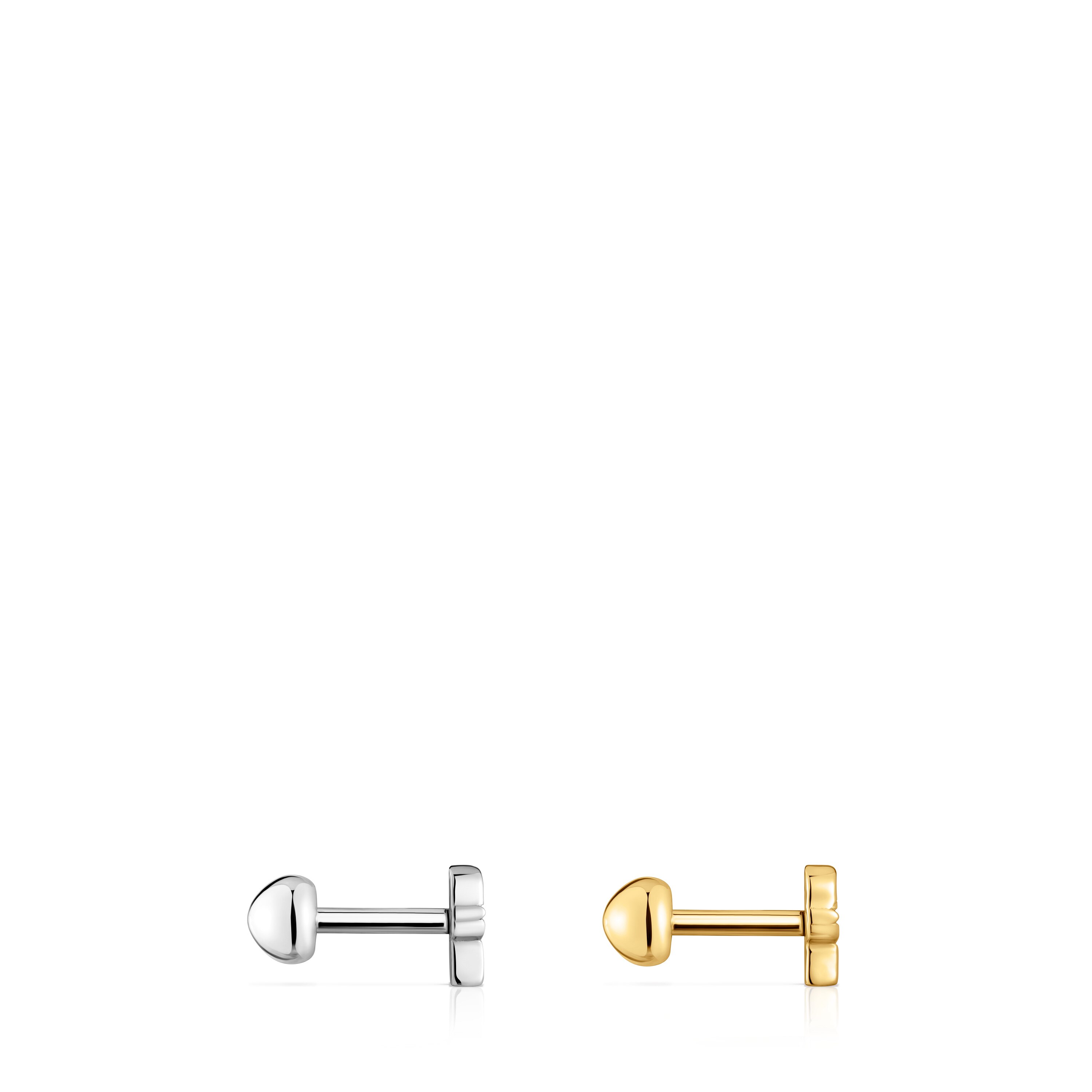 Pack of TOUS MANIFESTO Ear piercings in gold- and silver-colored IP steel