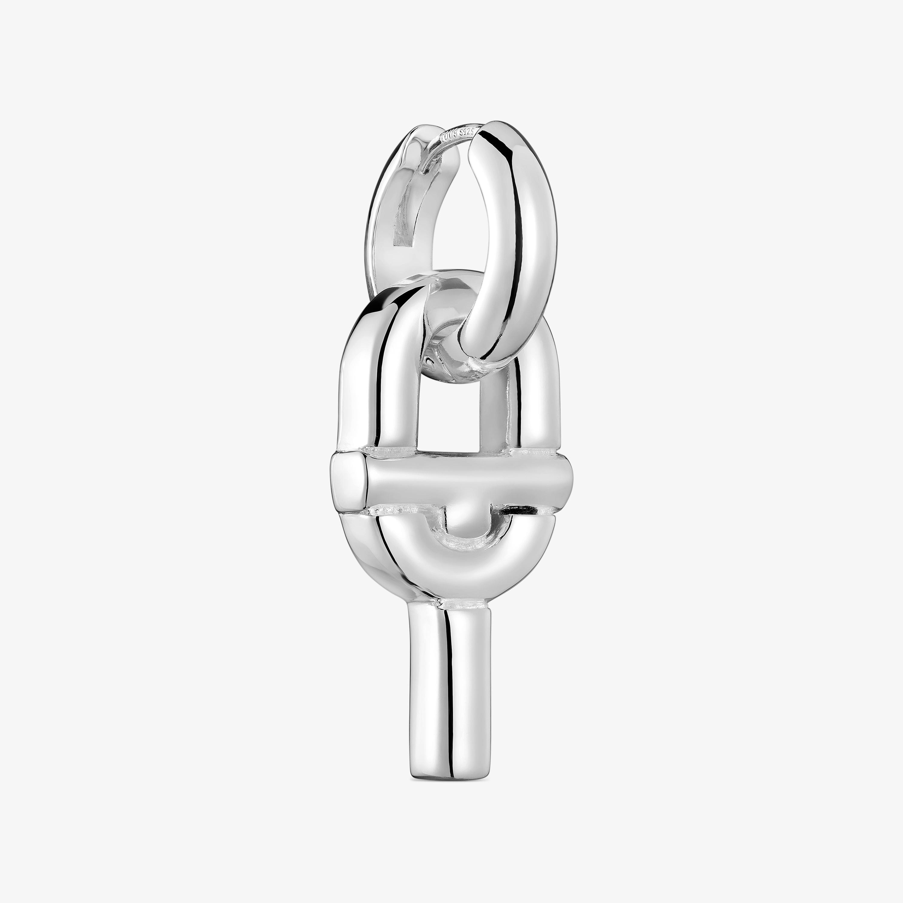 Loose silver TOUS MANIFESTO Hoop earring