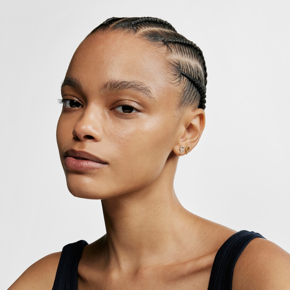 Aretes peque&ntilde;os de plata TOUS MANIFESTO