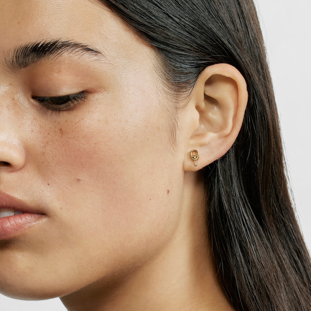 Small TOUS MANIFESTO Earrings with 18 kt gold plating over silver