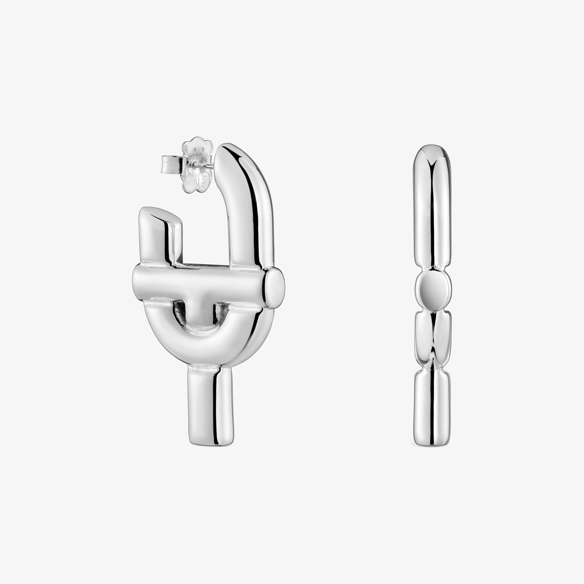 Tous - Pendientes Grandes De Plata Tous Manifesto - Plateado