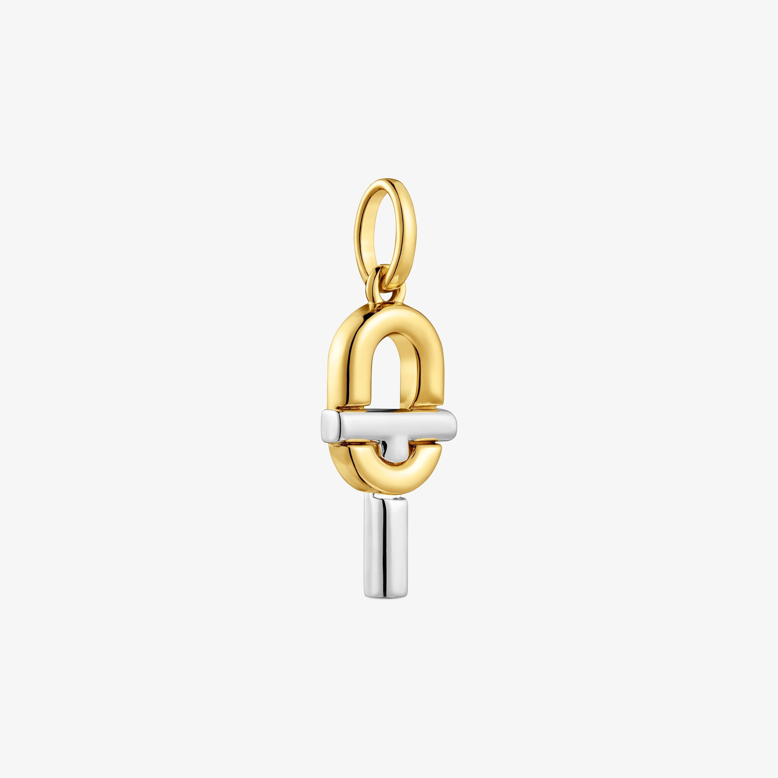 TOUS MANIFESTO Pendant in silver with 18K gold vermeil