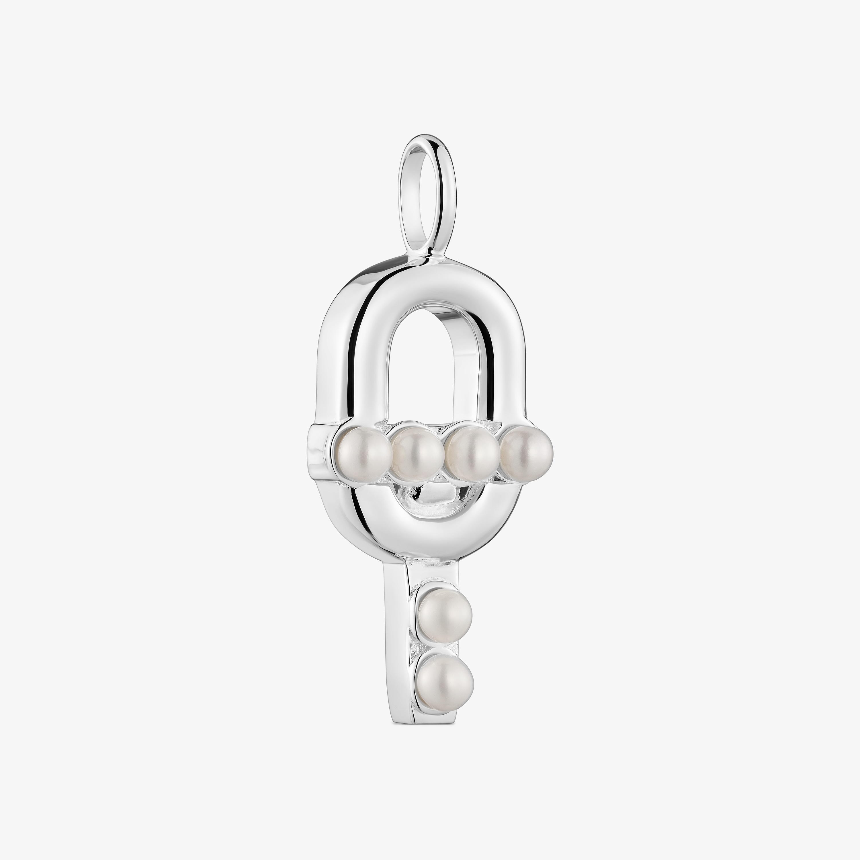 Silver Pendant with cultured pearls TOUS MANIFESTO