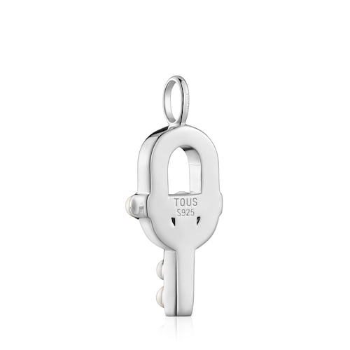 Silver Pendant with cultured pearls TOUS MANIFESTO