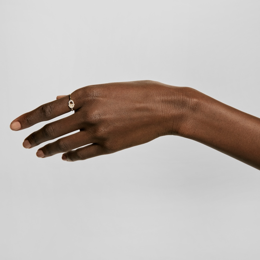 Gold TOUS MANIFESTO Ring with diamonds