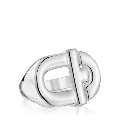 Manifesto Man Signet ring in silver