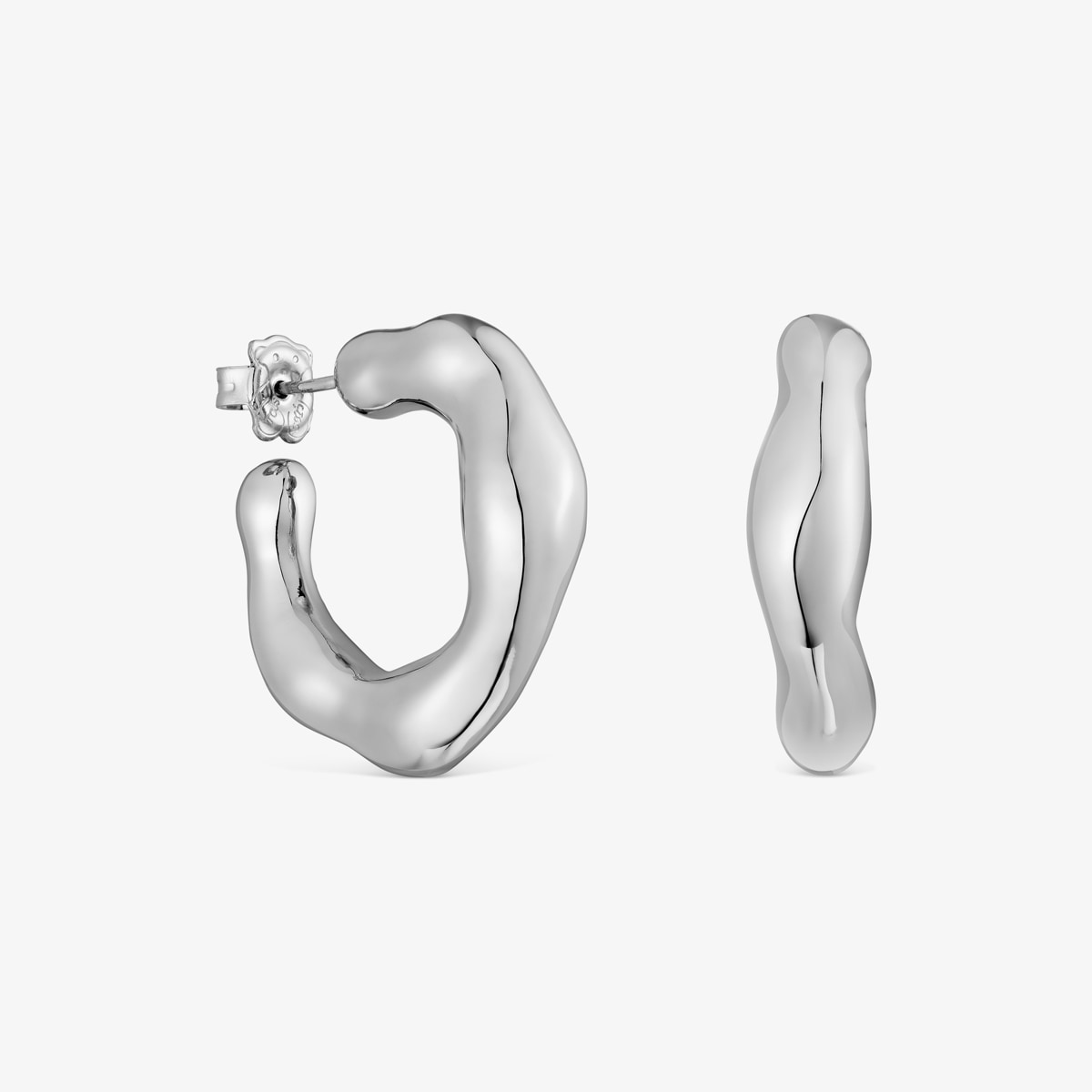 Pendientes De Aro De Plata Tabit