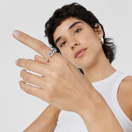 Silver open Ring Tabit
