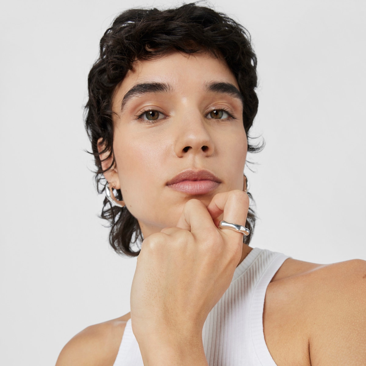 Silver open Ring Tabit