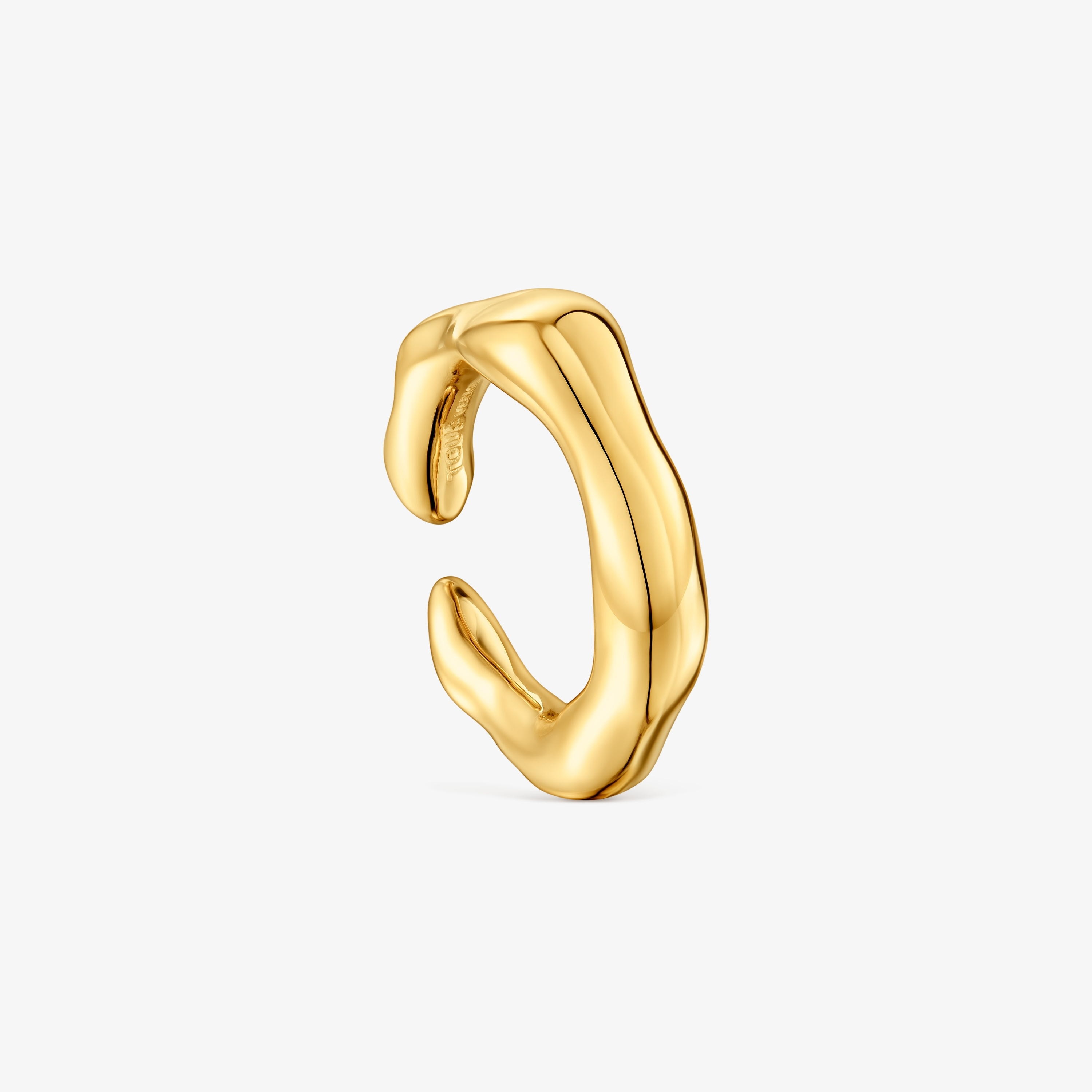 Silver vermeil Open ring Tabit