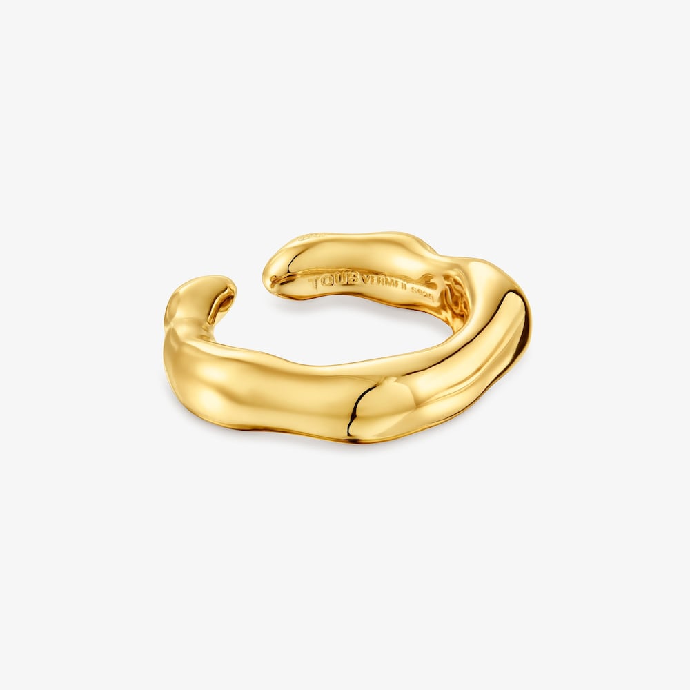 Silver vermeil Open ring Tabit