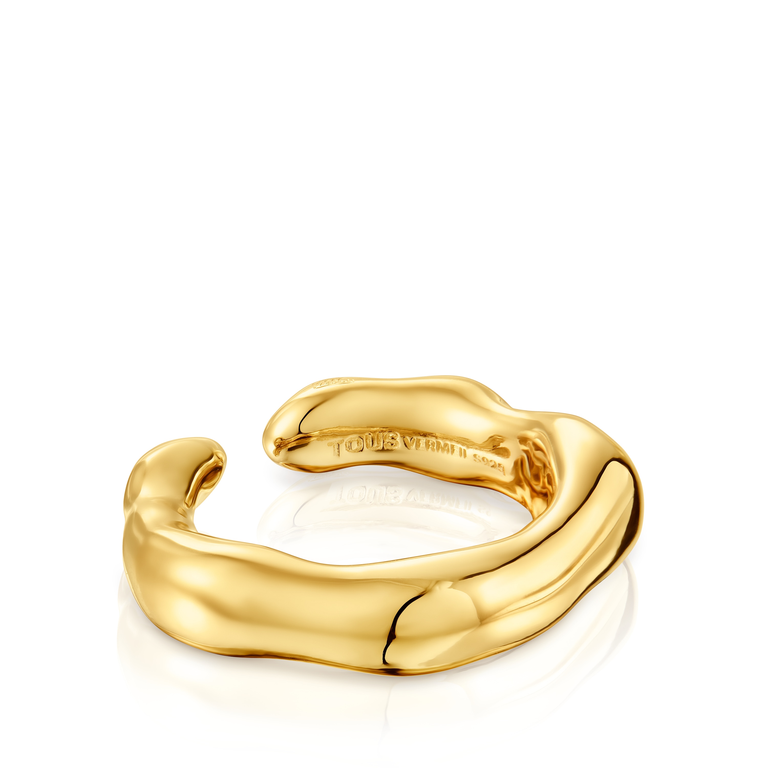 Silver vermeil Open ring Tabit