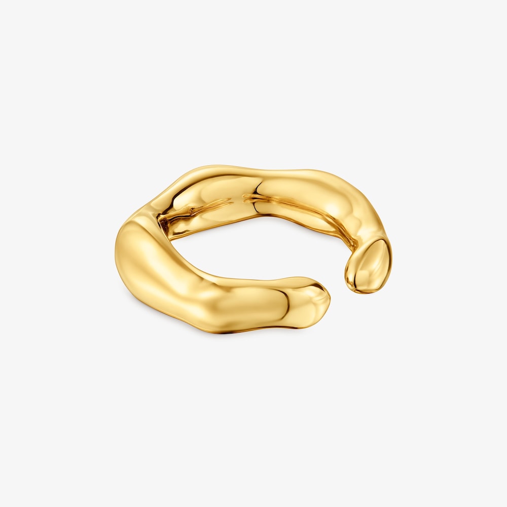 Silver vermeil Open ring Tabit