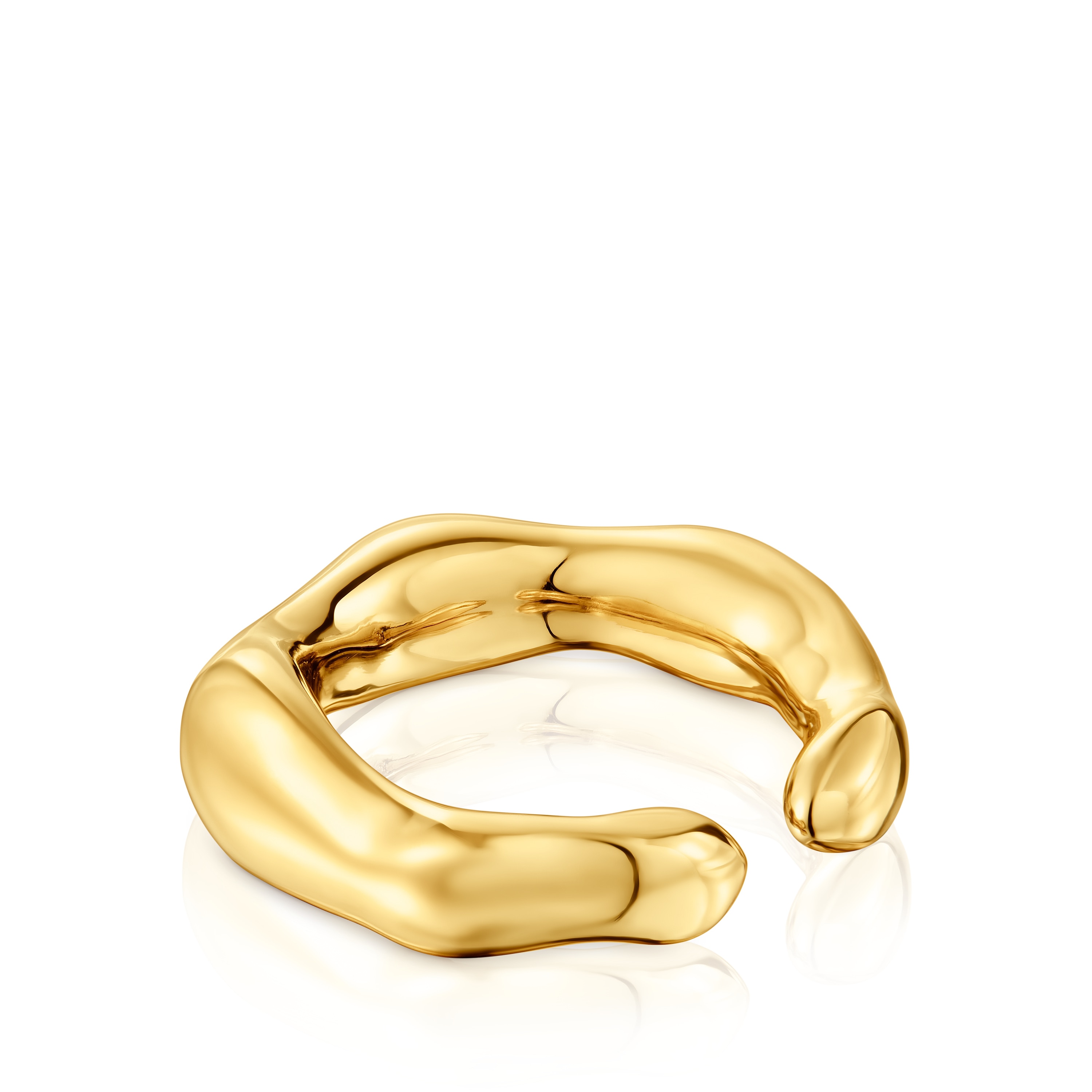 Silver vermeil Open ring Tabit