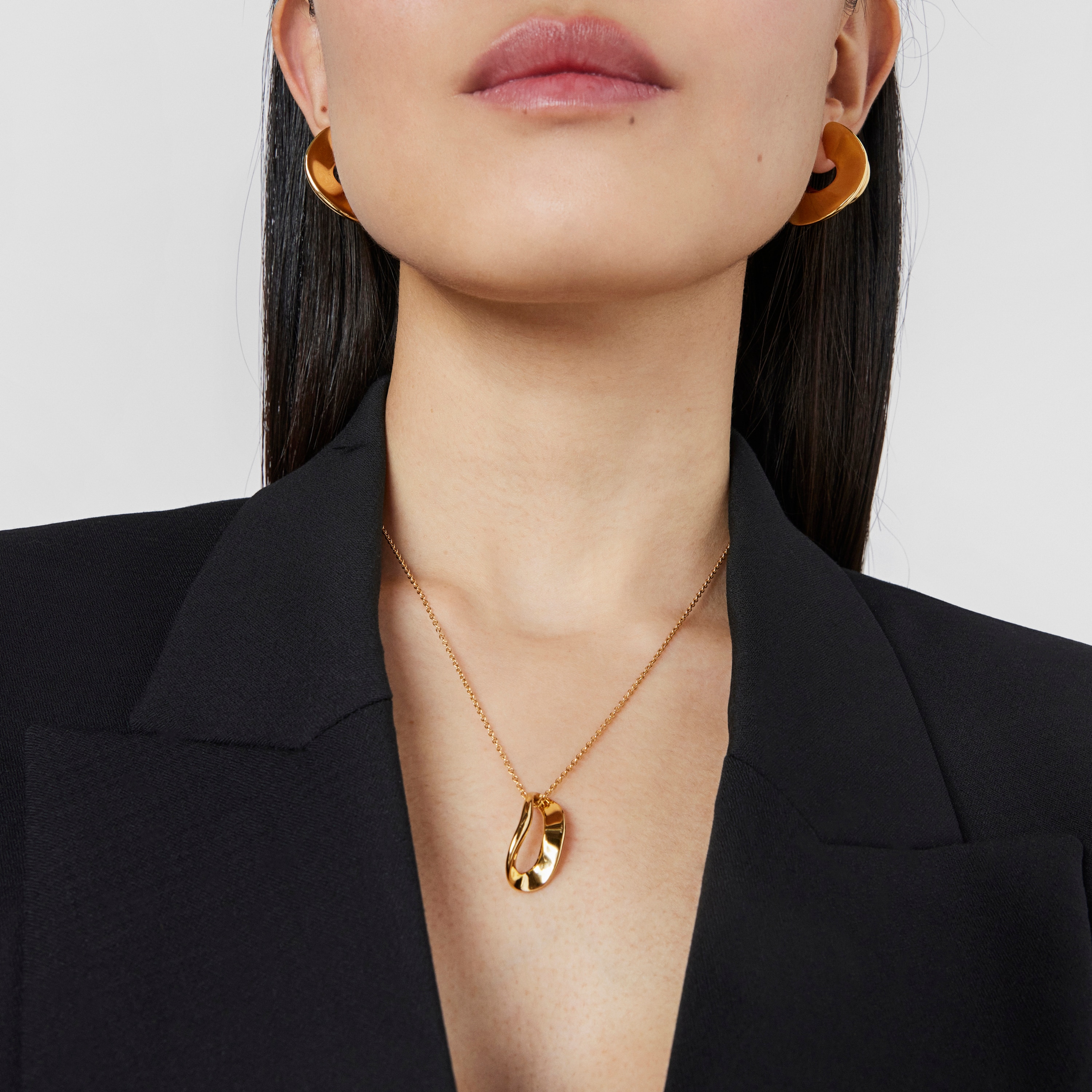 Silver vermeil Necklace Gregal