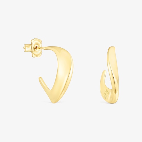 Silver vermeil Hoop earrings Gregal