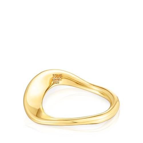 Silver vermeil Ring Gregal