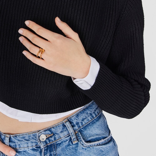Silver vermeil Ring Gregal