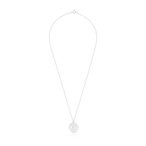 Women Day necklace in silver and amethysts