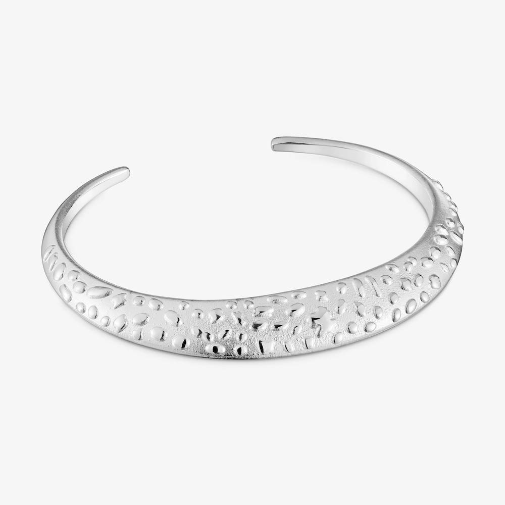 Pulsera esclava de plata Dybe