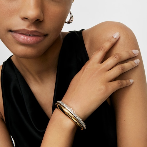 Silver bracelet Dybe