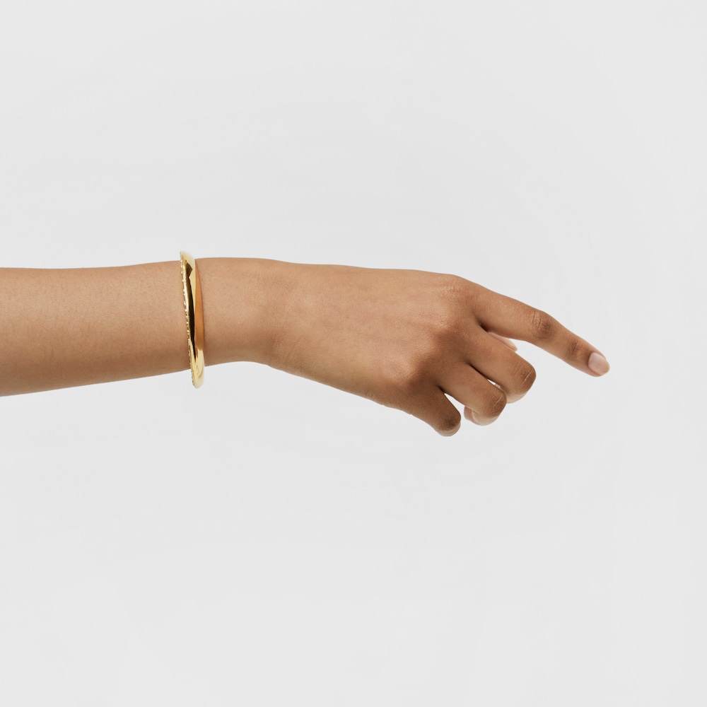 Pulsera con baño de oro 18 kt sobre plata Dybe image number 3