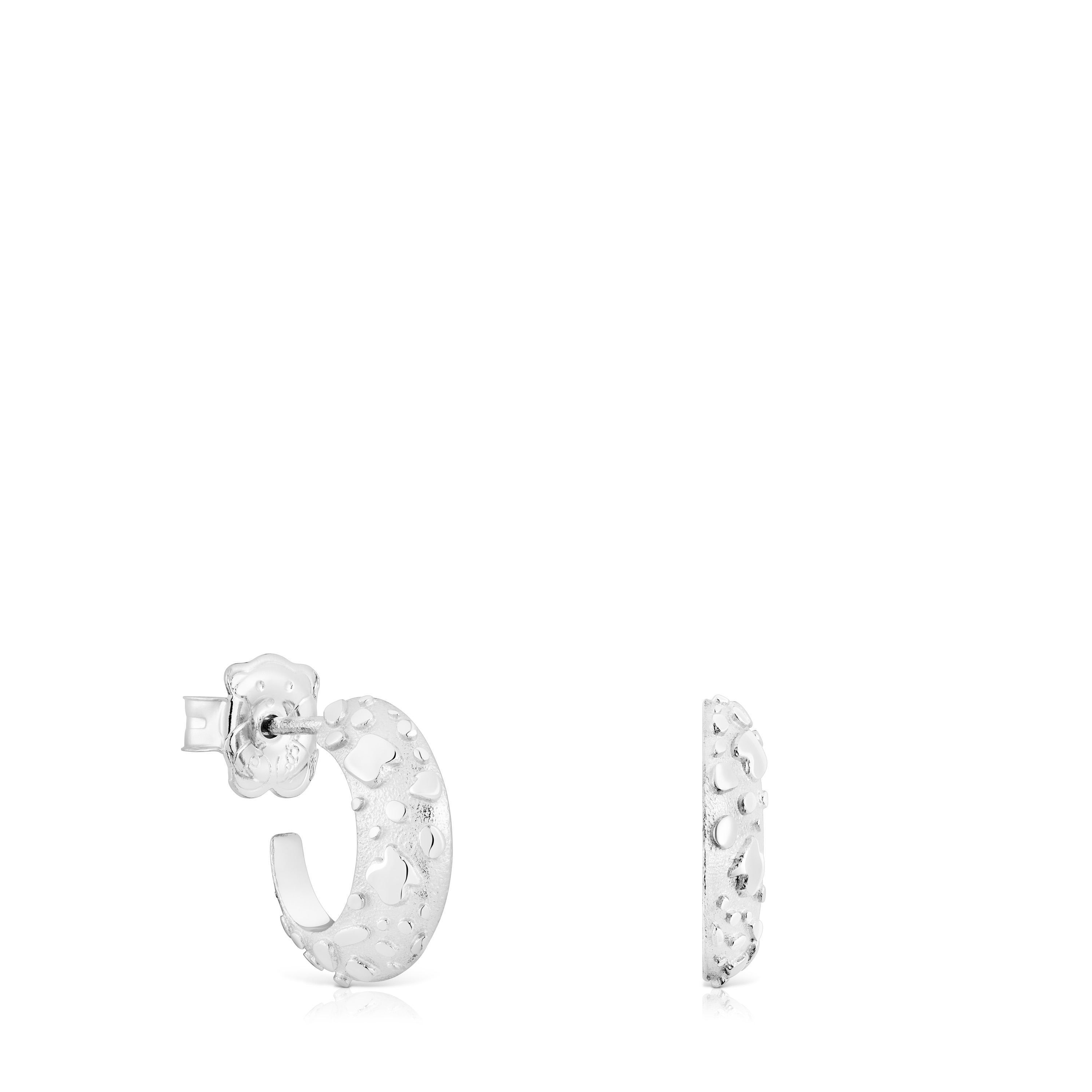 Pendientes aro de plata Dybe