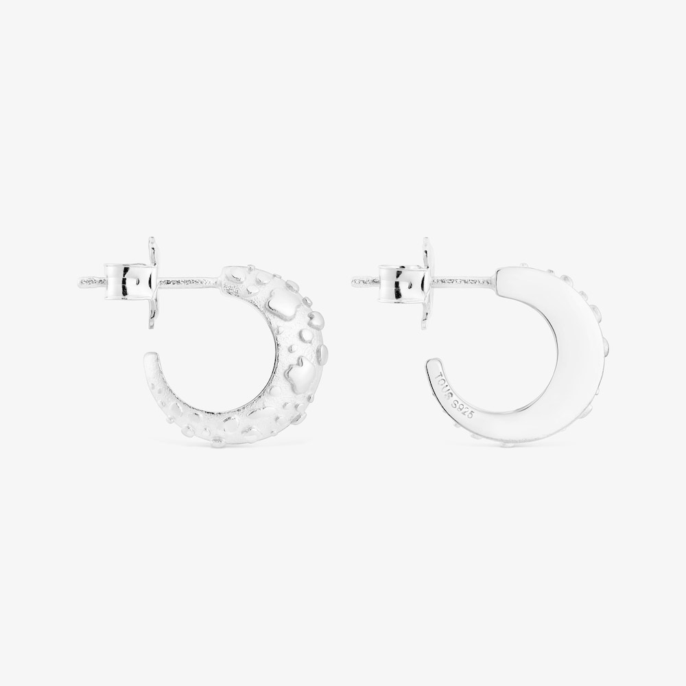 Aretes aro de plata Dybe