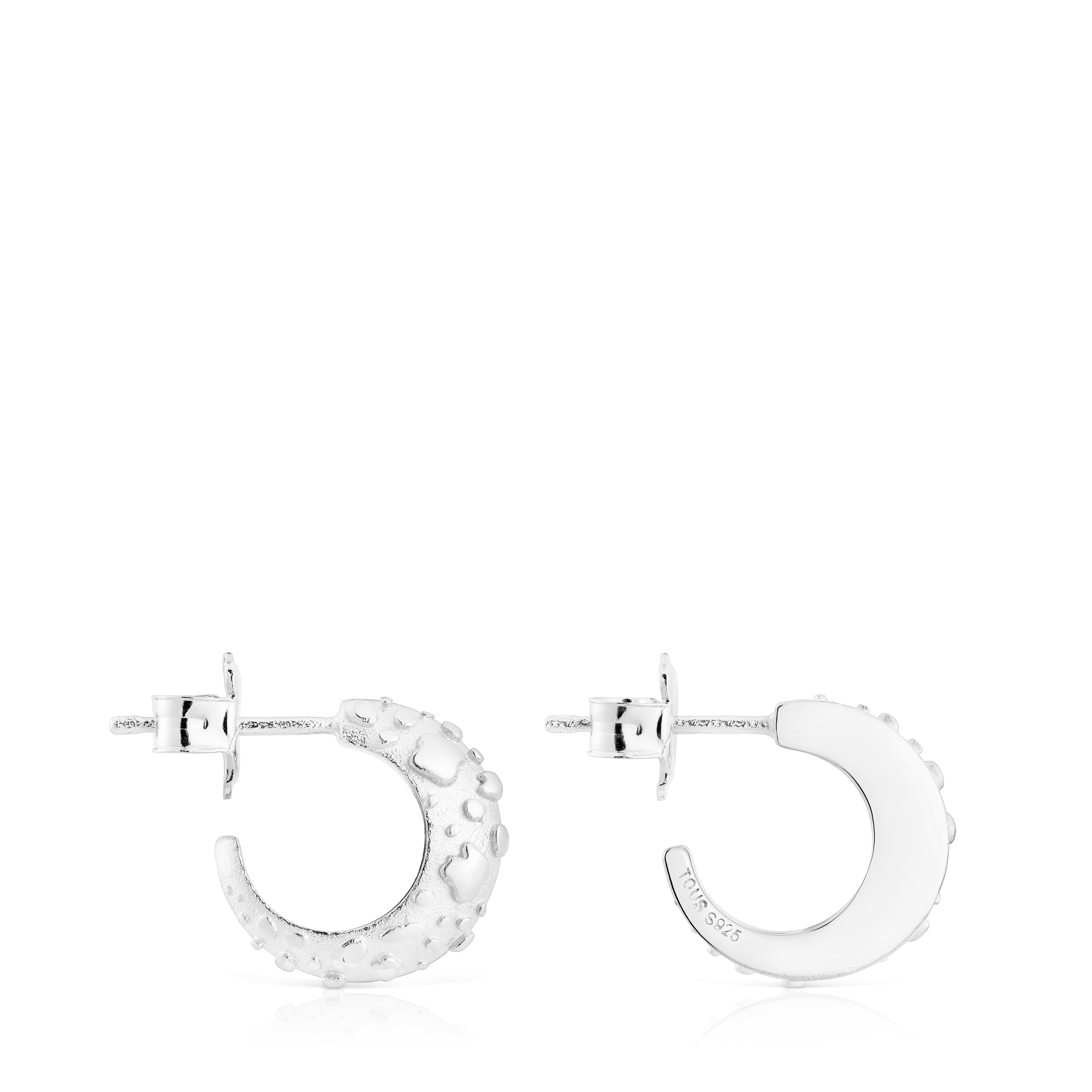 Pendientes aro de plata Dybe