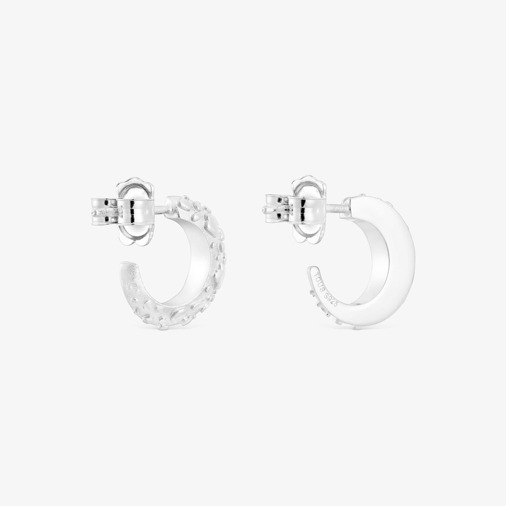 Aretes aro de plata Dybe