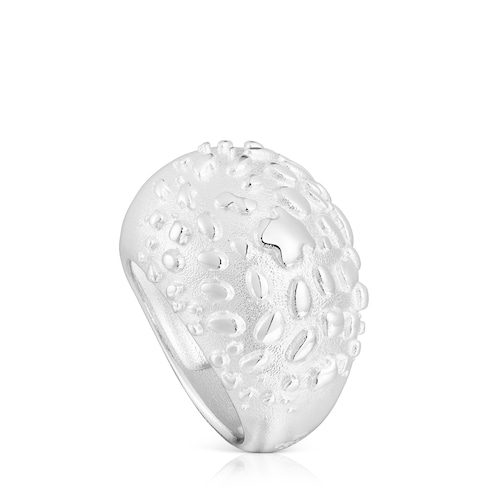 Silver domed ring Dybe