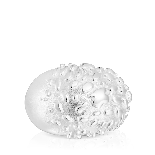 Silver domed ring Dybe