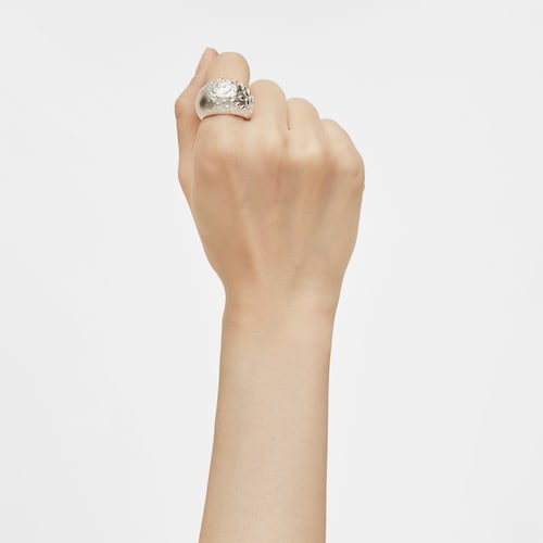 Silver domed ring Dybe