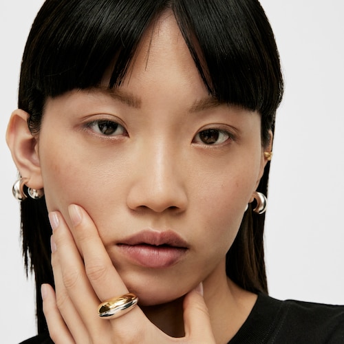Smooth silver ring Dybe