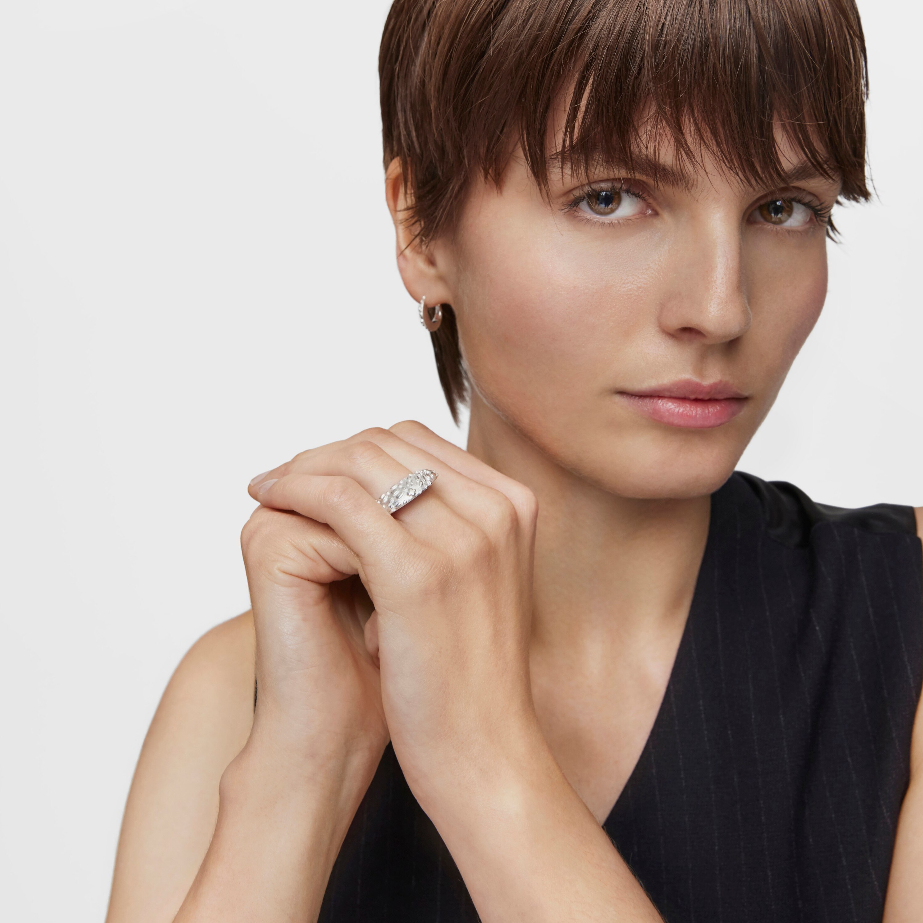 Silver ring Dybe