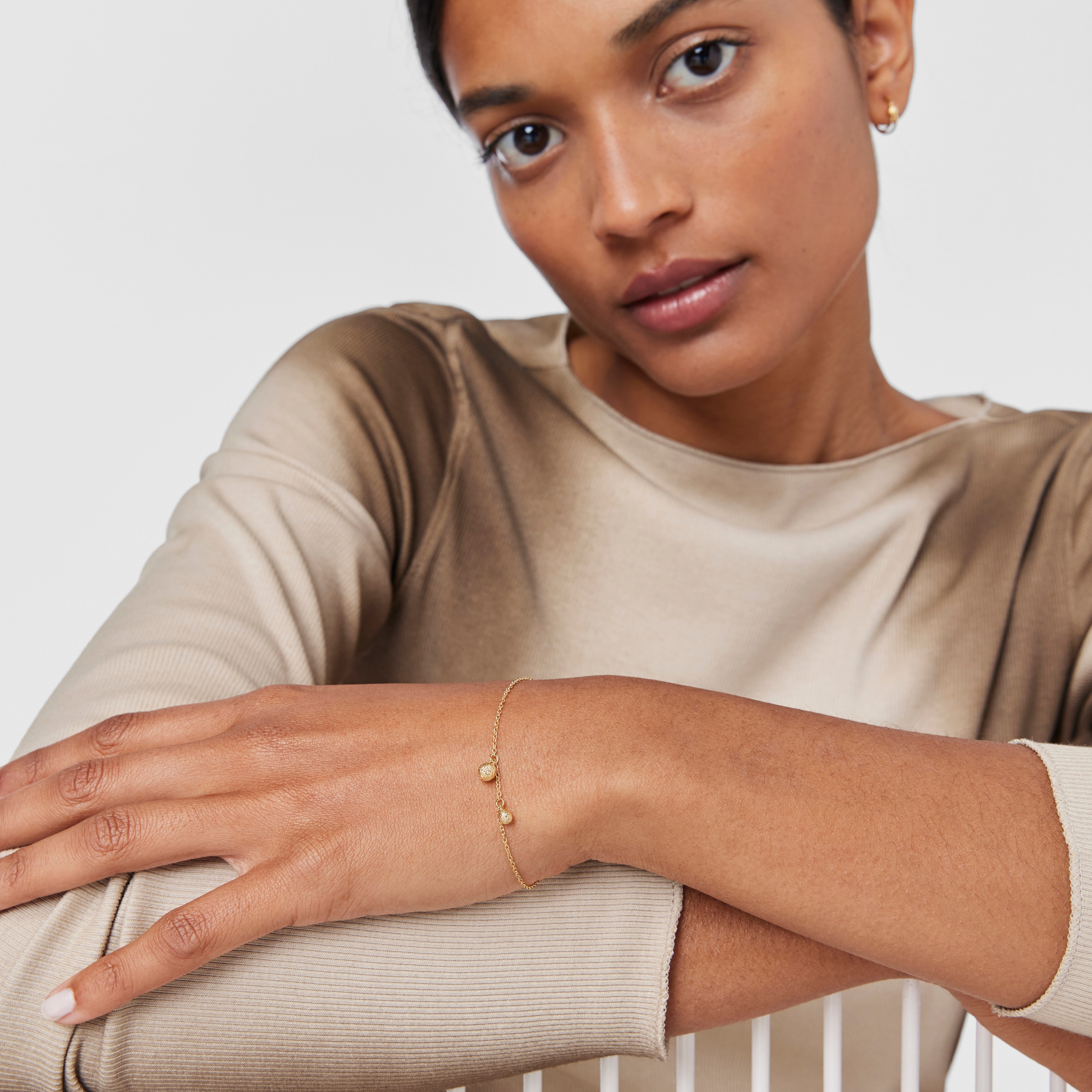 18K Solid Gold Bracelet Sylvan