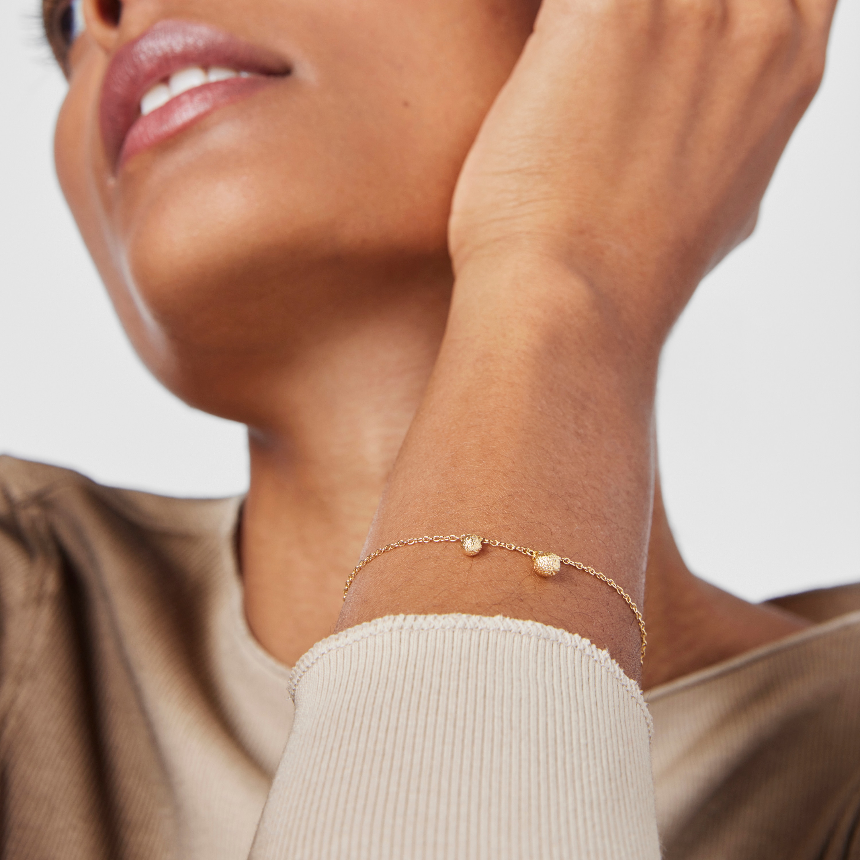 18K Solid Gold Bracelet Sylvan