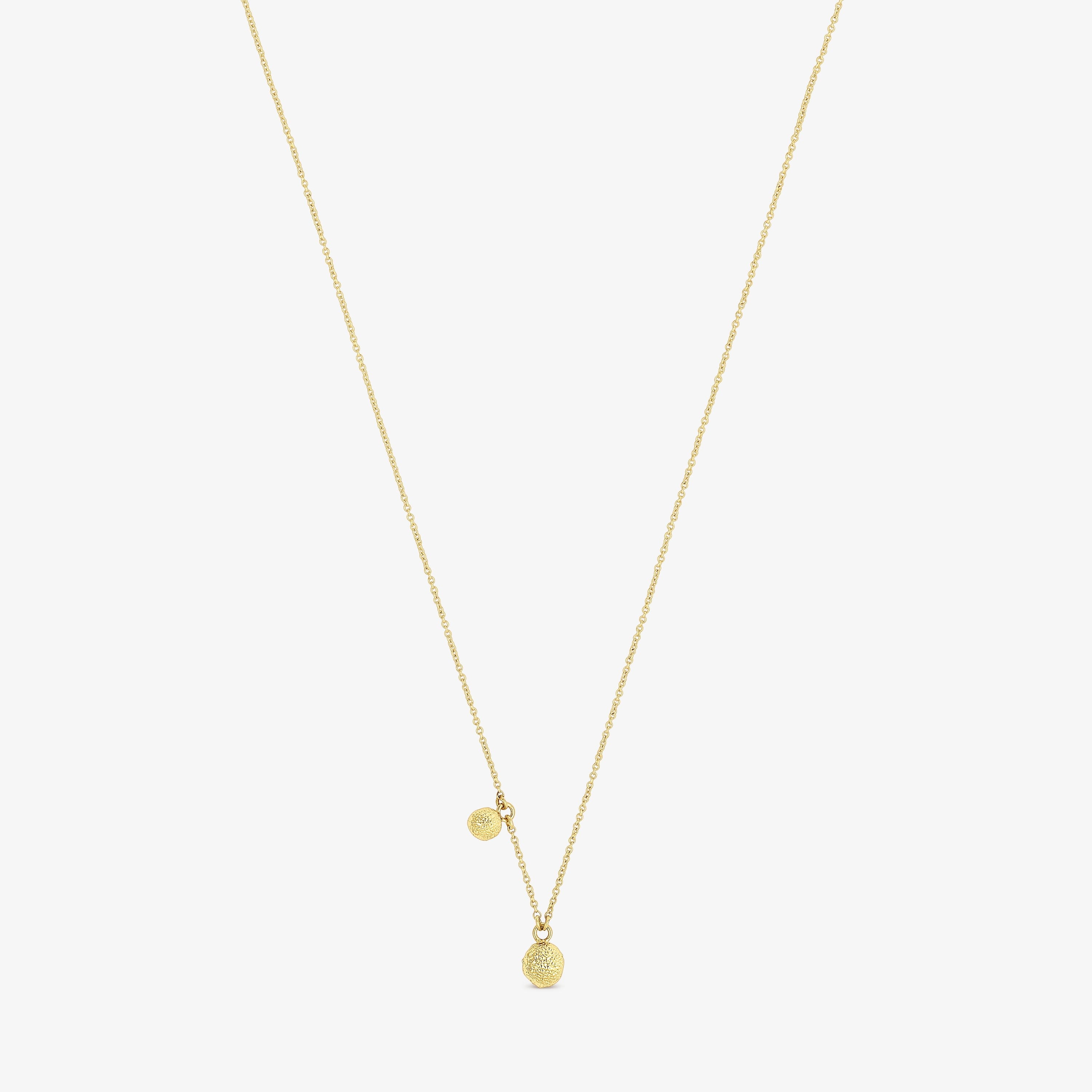 18K Solid Gold Necklace Sylvan