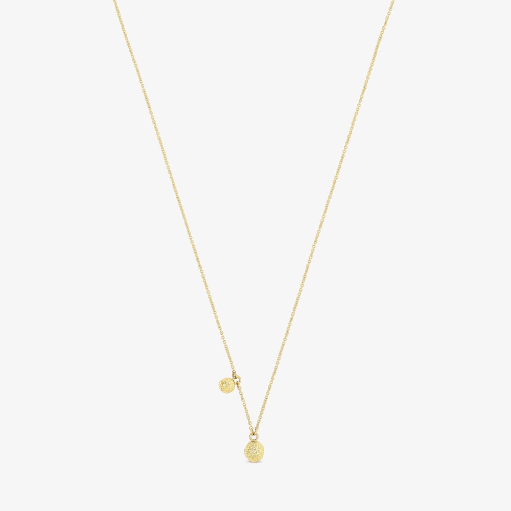 18K Solid Gold Necklace Sylvan