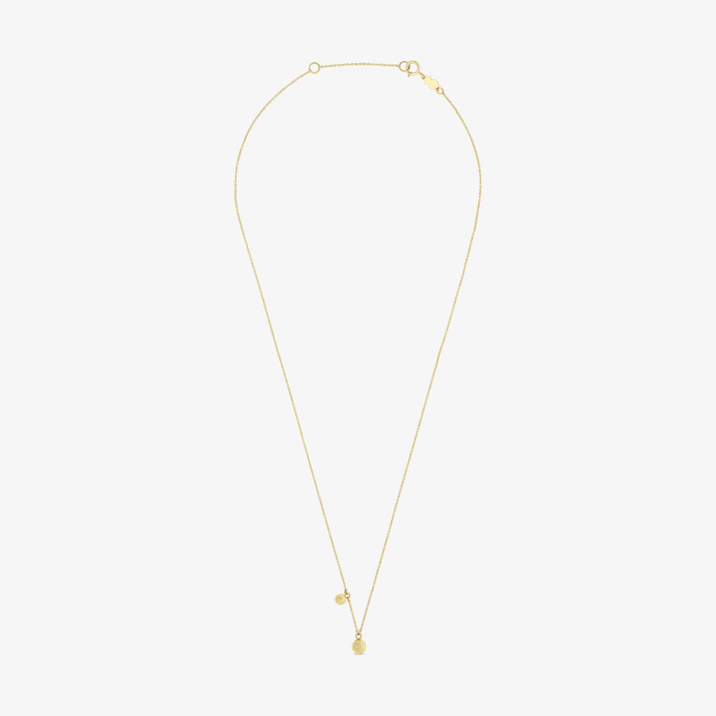 18K Solid Gold Necklace Sylvan