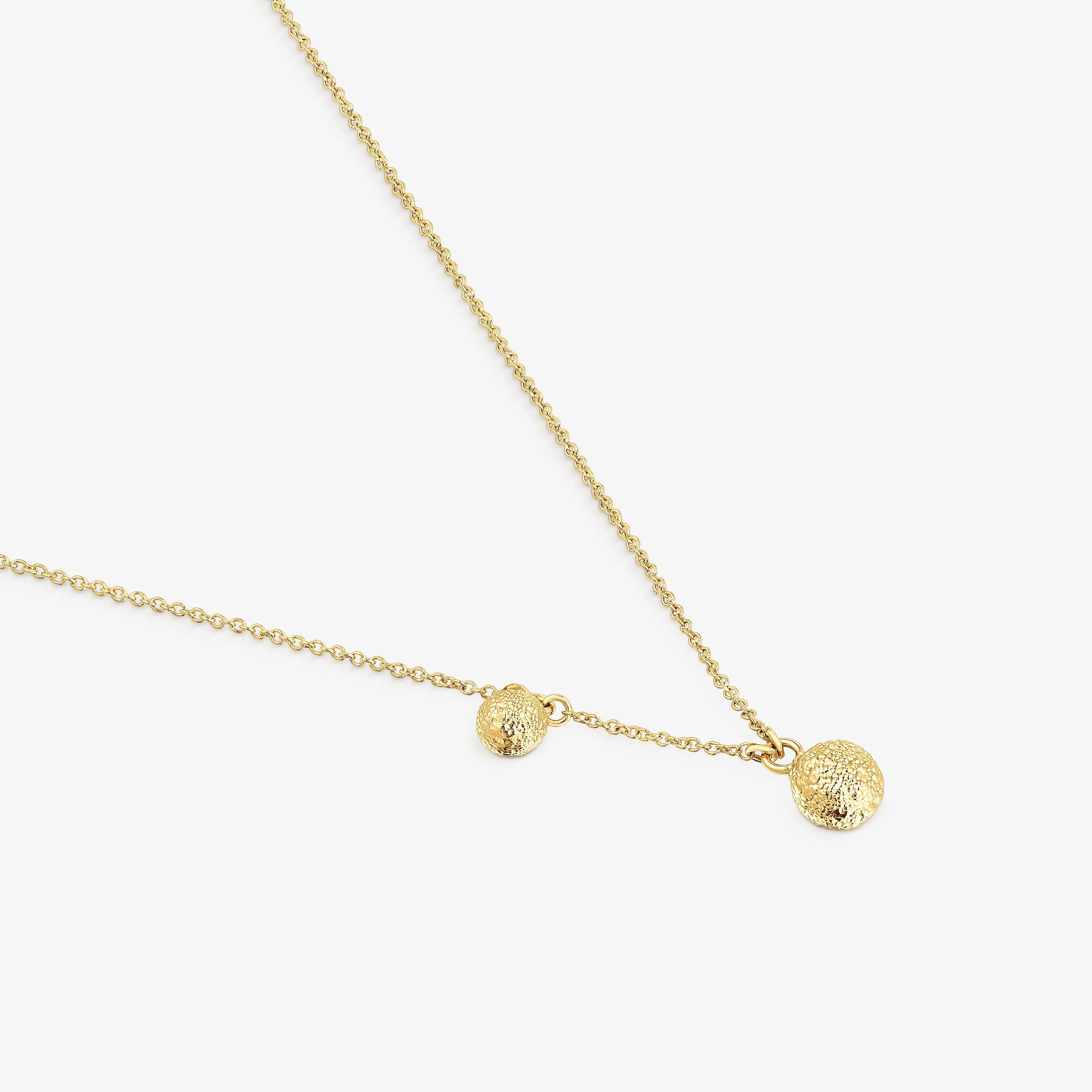 18K Solid Gold Necklace Sylvan