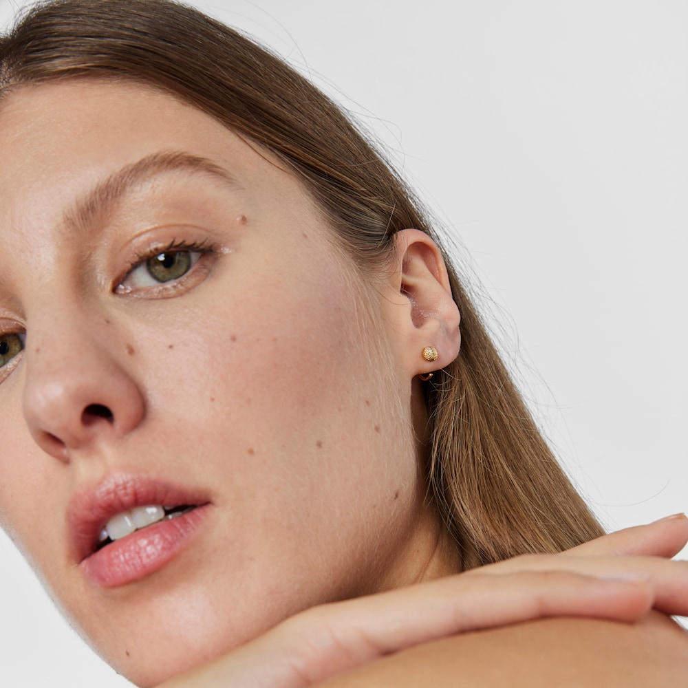 Mono boucle d&rsquo;oreille anneau en or Sylvan