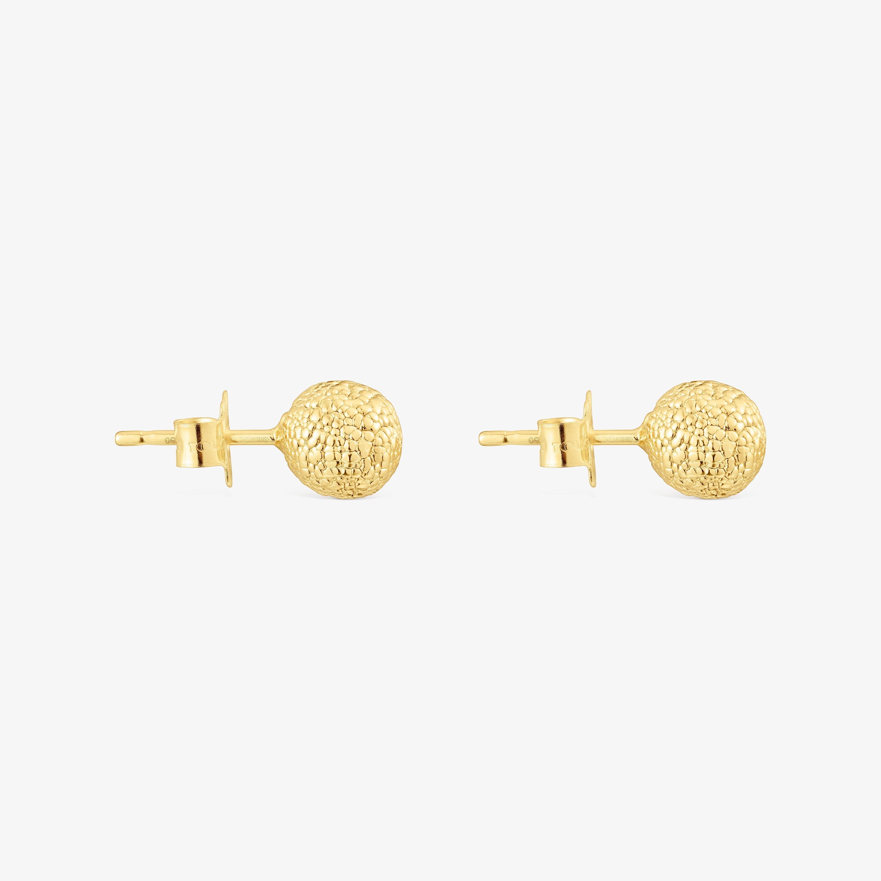 18K Solid Gold Earrings Sylvan