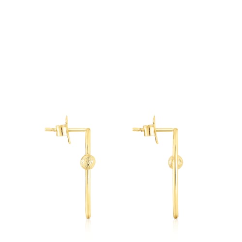 Gold Circle earrings Sylvan