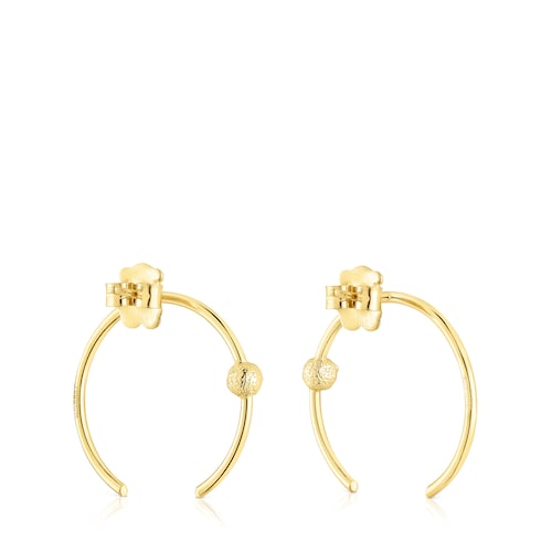 Gold Circle earrings Sylvan