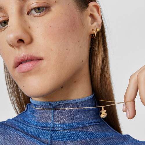 Dije oso peque&ntilde;o de oro Sylvan