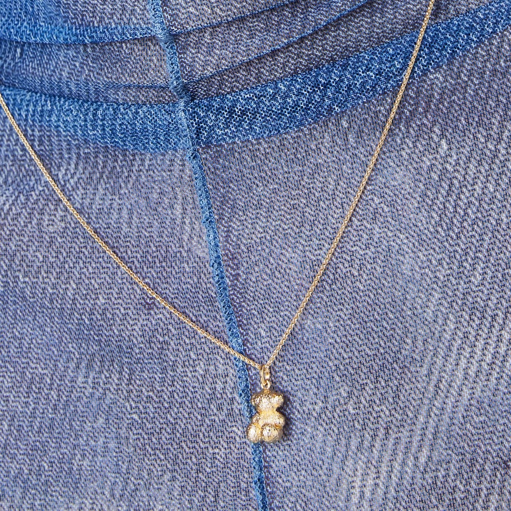 Dije oso peque&ntilde;o de oro Sylvan