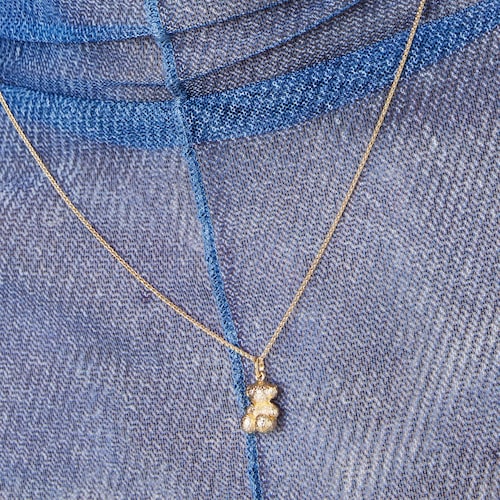 Dije oso peque&ntilde;o de oro Sylvan